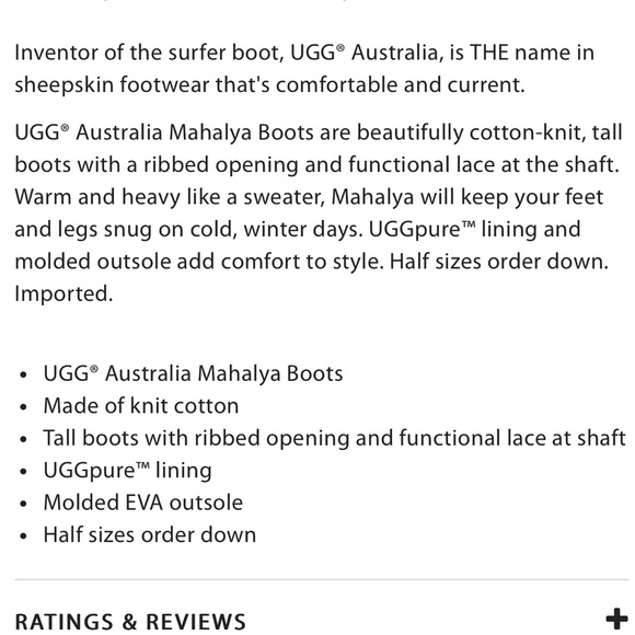 Ugg Mahalya tall black lace up tie sweater boots 7 - Picture 3 of 15